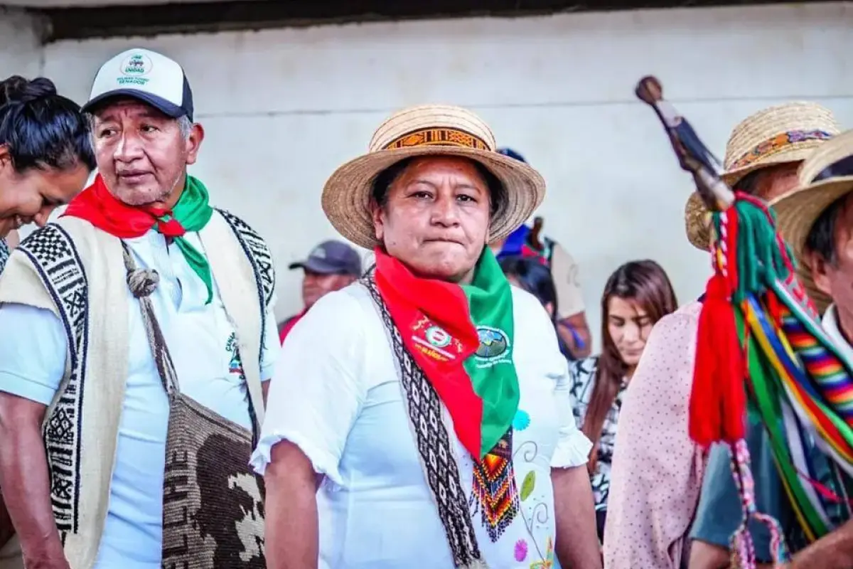 En la cuenta de X de la senadora, se informó que Aída Quilcue y su esquema de seguridad fueron rescatados gracias a la acción de la Guardia indígena del departamento del Cauca, Tomada de @aida_quilcue