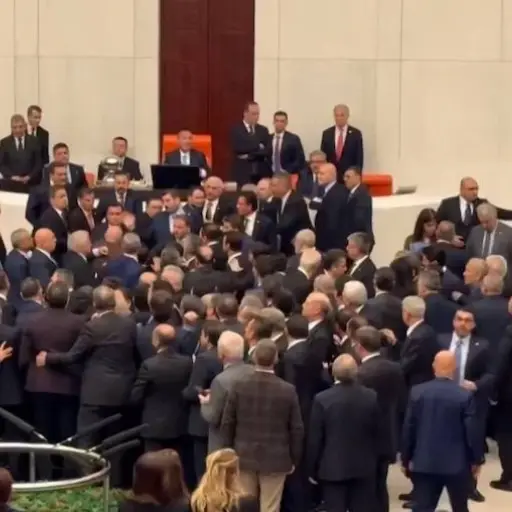 Diputados turcos se dan de puñetazos durante posesión del nuevo ministro de Justicia