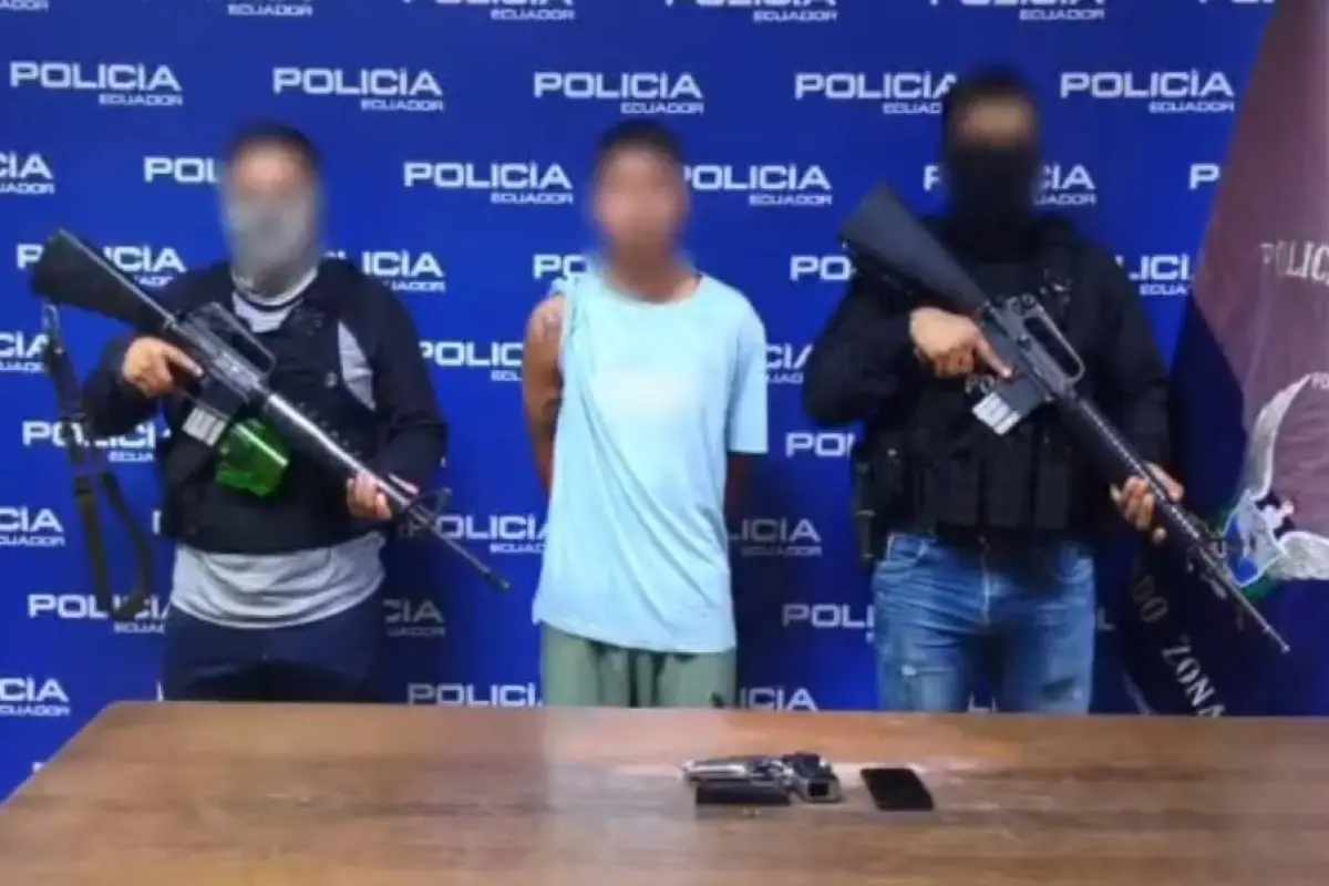 El aprehendido quien es acusado de varios delitos quedó a órdenes de las autoridades judiciales., Captura de video