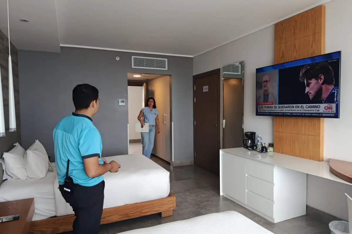 Una de las habitaciones del hotel Oro Verde Manta., El Diario