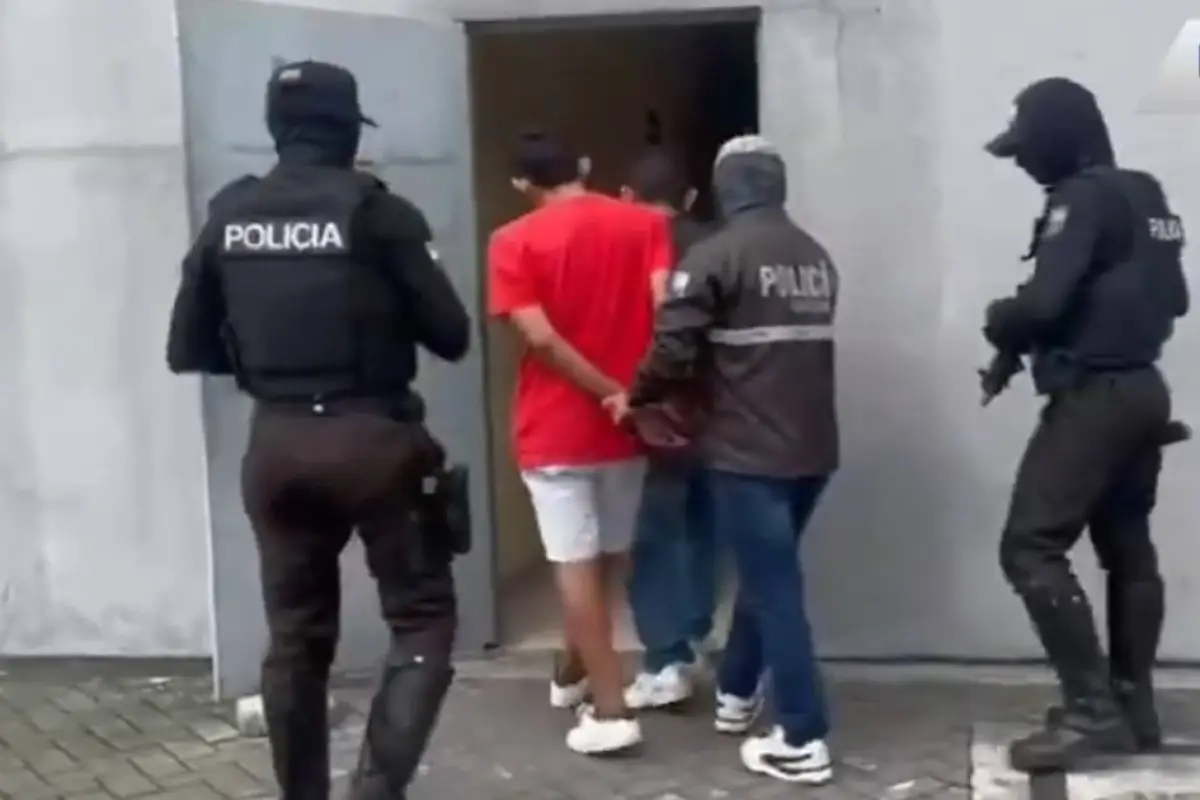 Los aprehendidos fueron puestos a disposición de las autoridades judiciales., Captura de video