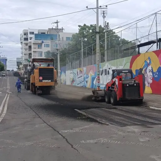 Plan 70K-107: Inician repavimentación en Calle 15 y demás calles del centro