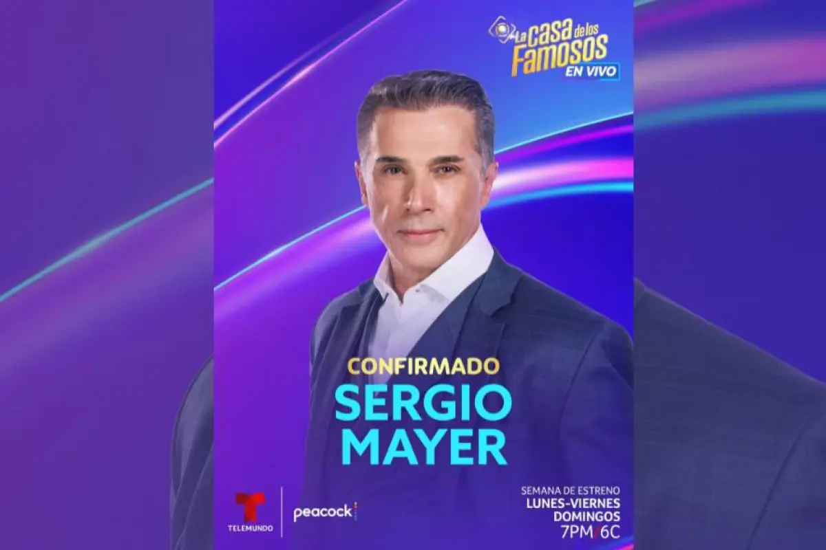 El programa de Telemundo anunció el ingreso de Sergio Mayer. 
