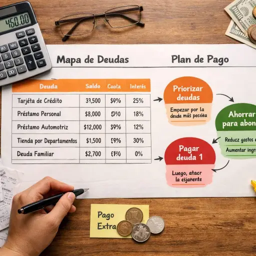 Cómo elaborar un mapa real de deudas cuando el sobreendeudamiento ya superó el control