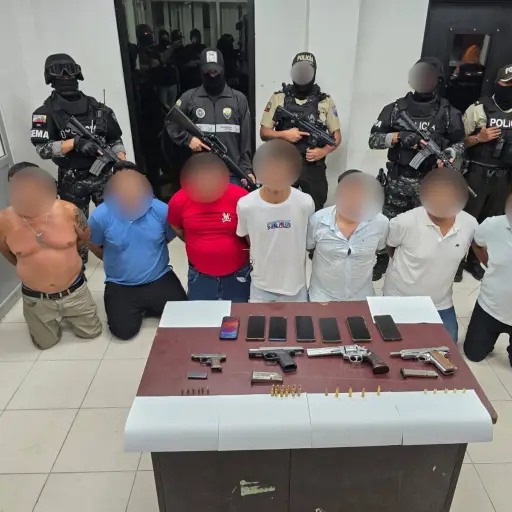Detenidos en Ecuador: operativos de enero de 2026 dejan cifras récord