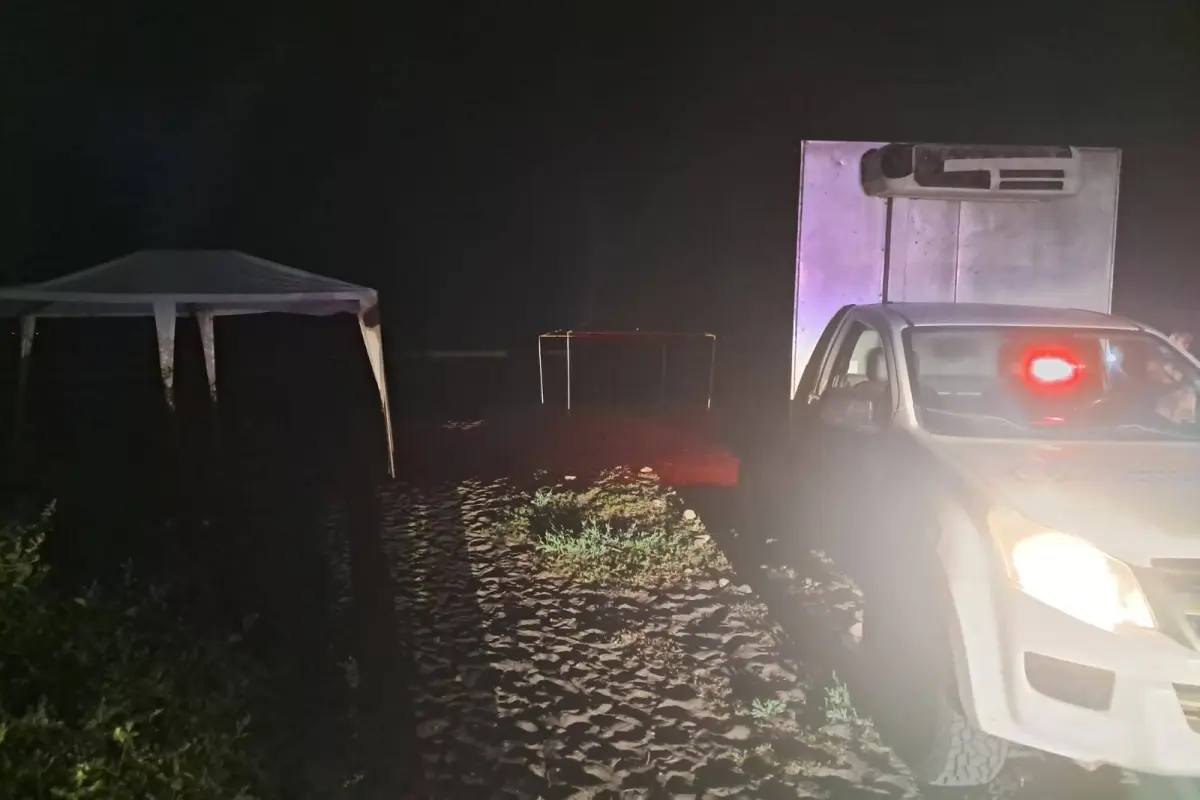 El cuerpo fue trasladado hasta el Centro Forense de Manta para su identificación., Cortesía