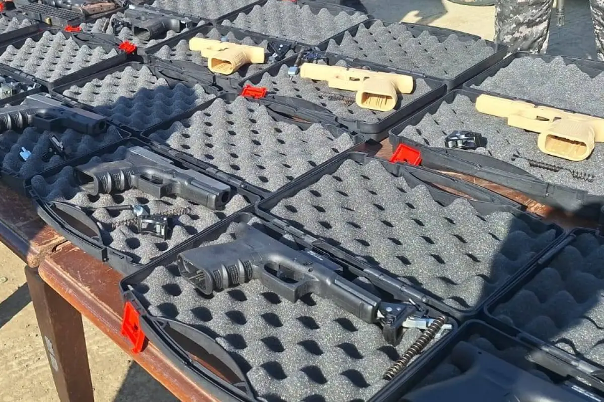 Las armas incautadas quedaron bajo custodia policial., Foto Ilustración.