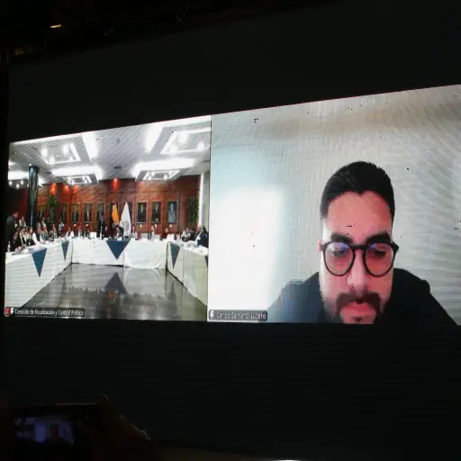 “Estoy exiliado fuera del país”: juez Carlos Serrano declara en el juicio político contra Mario Godoy