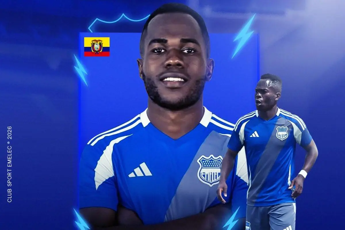 Segura fue anunciado oficialmente en redes sociales de Emelec., X Emelec