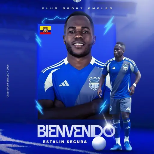 Emelec confirma a Estalín Segura y refuerza la defensa para la temporada 2026