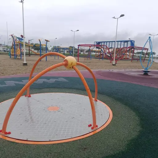 Corrigen juegos infantiles en el Parque Centenario; el 11 de febrero será la inauguración