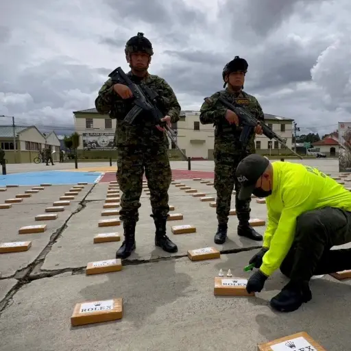 Ejército colombiano destruye laboratorio de cocaína cerca de la frontera con Ecuador
