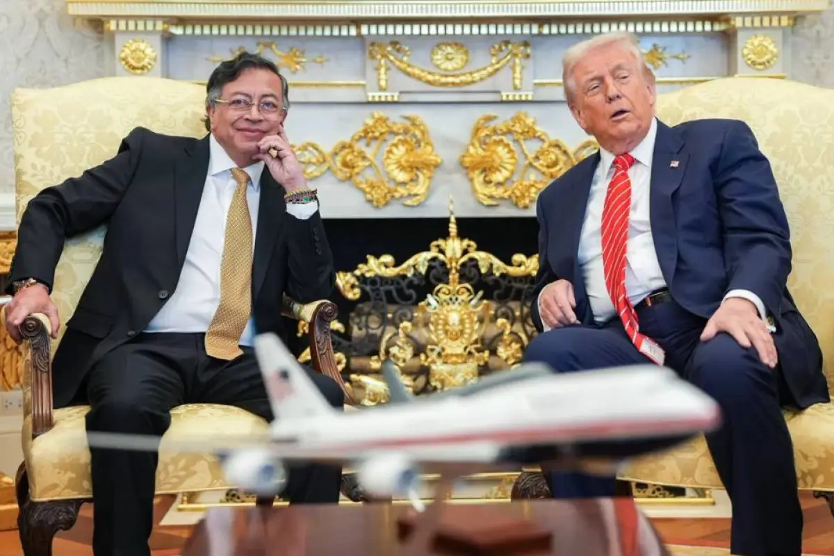Gustavo Petro y Donald Trump