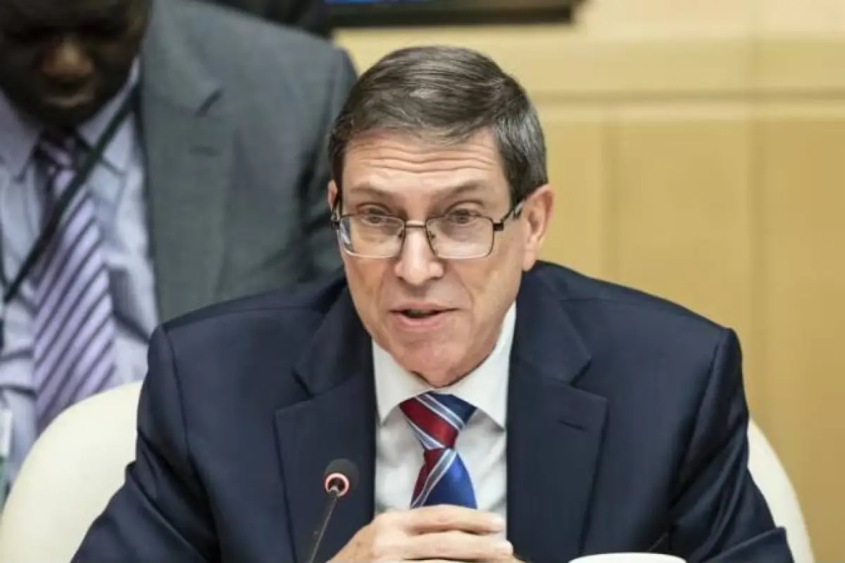El ministro de Relaciones Exteriores de Cuba, Bruno Rodríguez., Europa Press