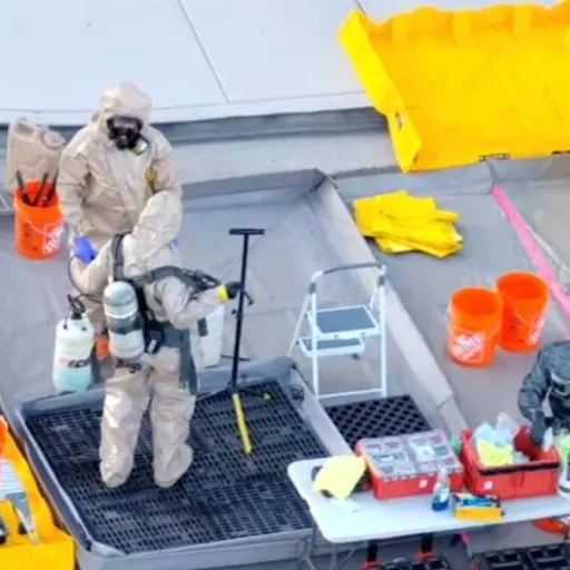 Las Vegas: allanamiento un supuesto biolaboratorio  
