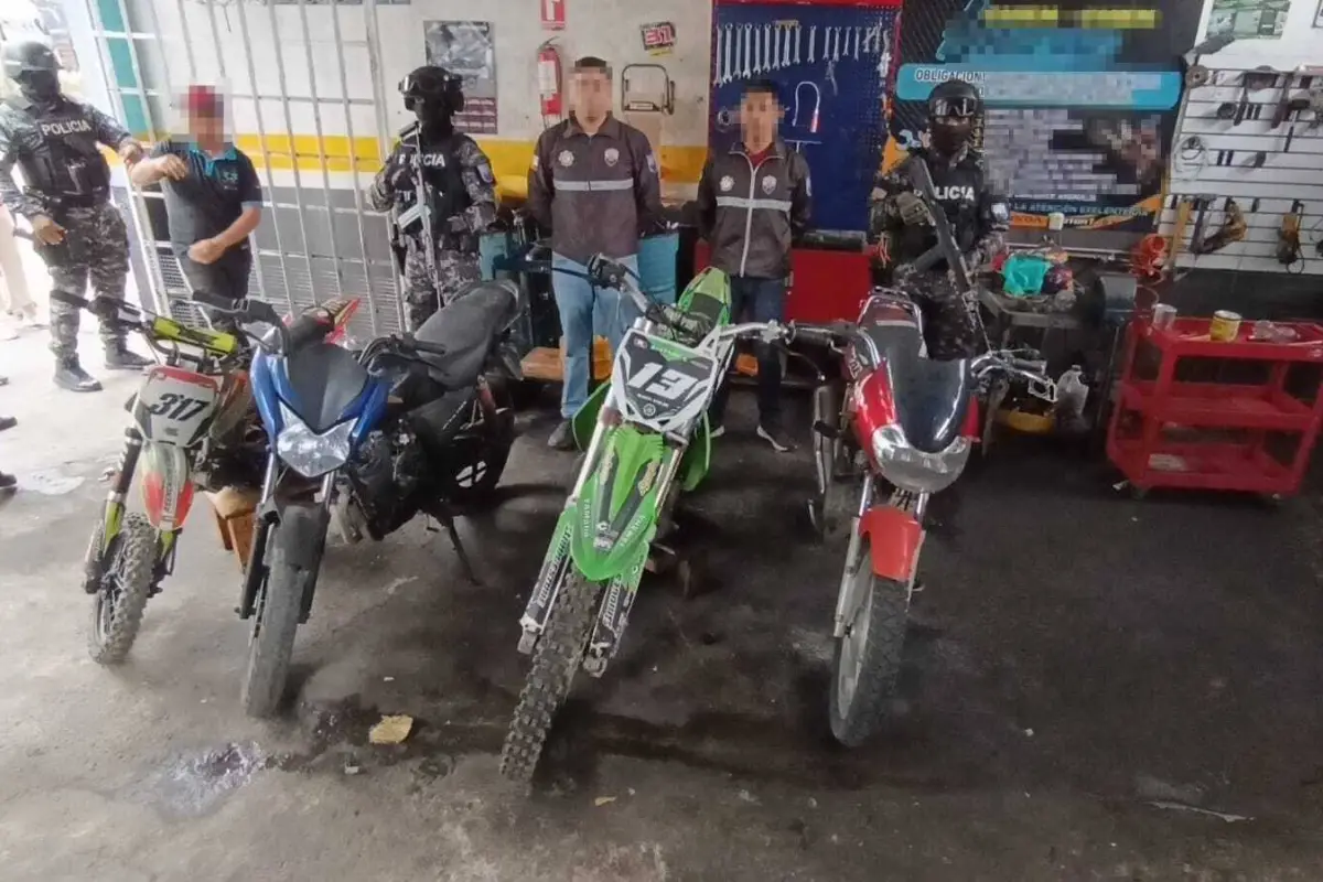 Operativo en Santo Domingo deja seis motocicletas retenidas por alteración de series