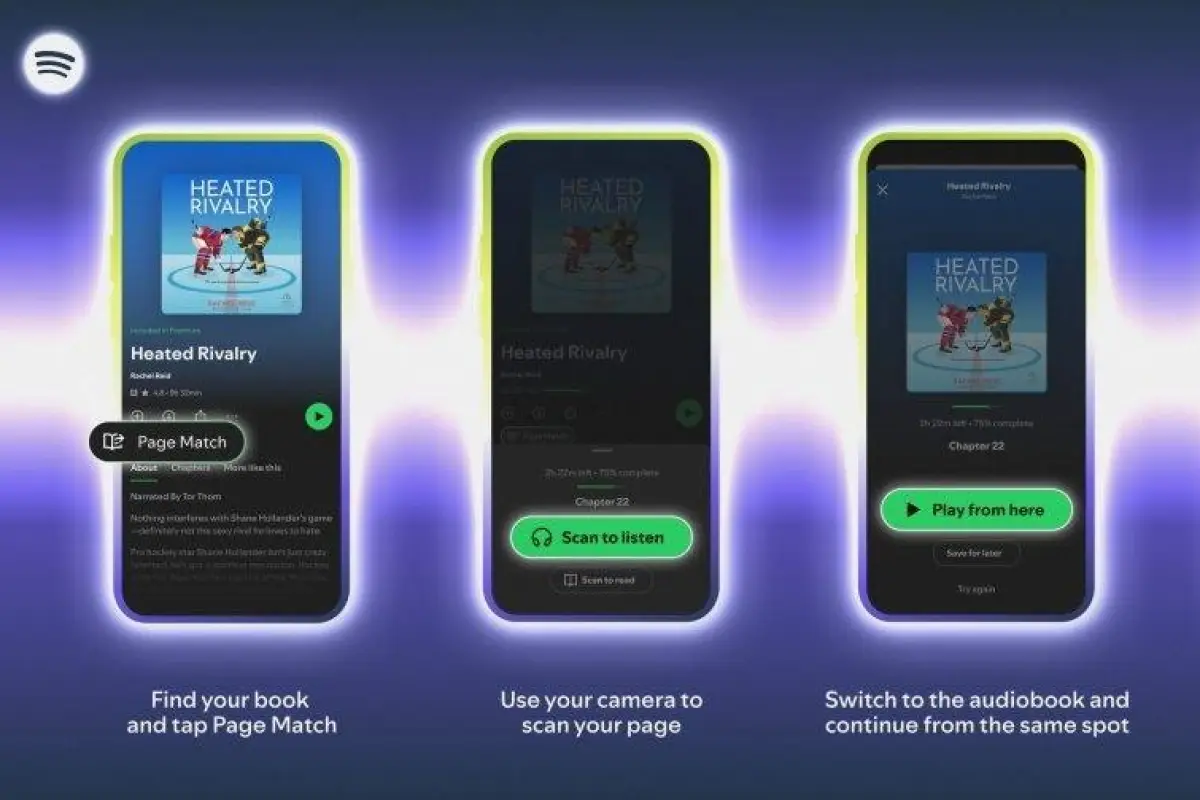 Spotify apuesta por una experiencia continua de lectura y audio.