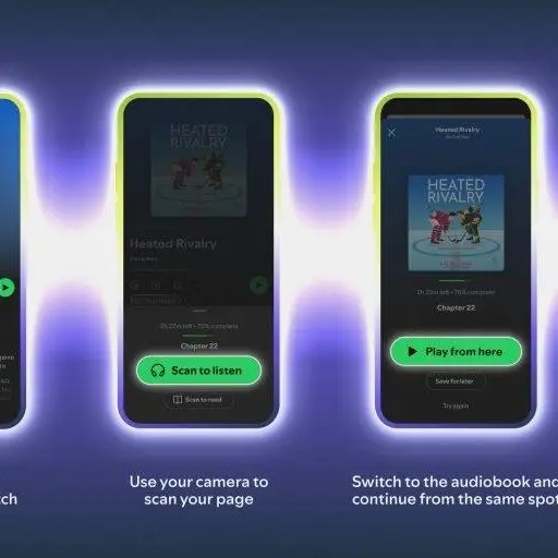 Spotify lanza Page Match y permite sincronizar libros con audiolibros