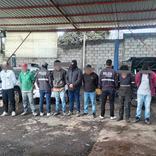 Desmantelan peligrosa red criminal dedicada al robo de vehículos en Rumiñahui