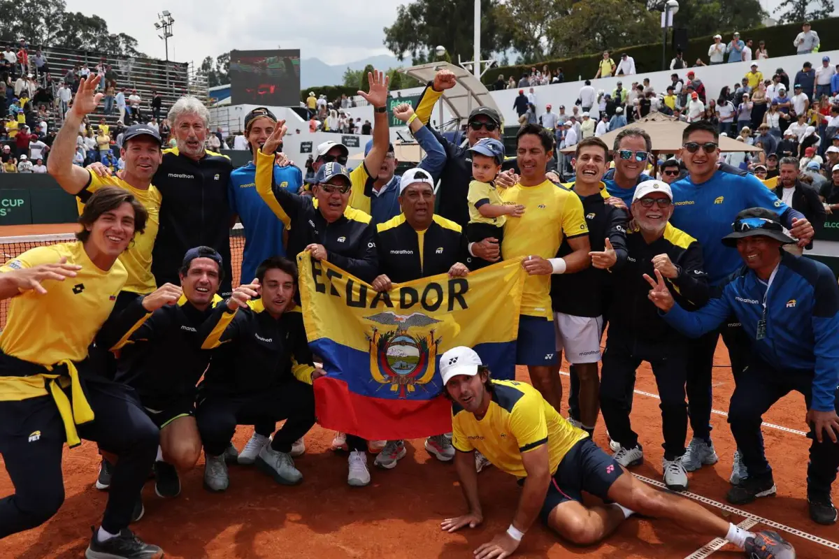 Ecuador vence a Australia en la Copa Davis, redes sociales