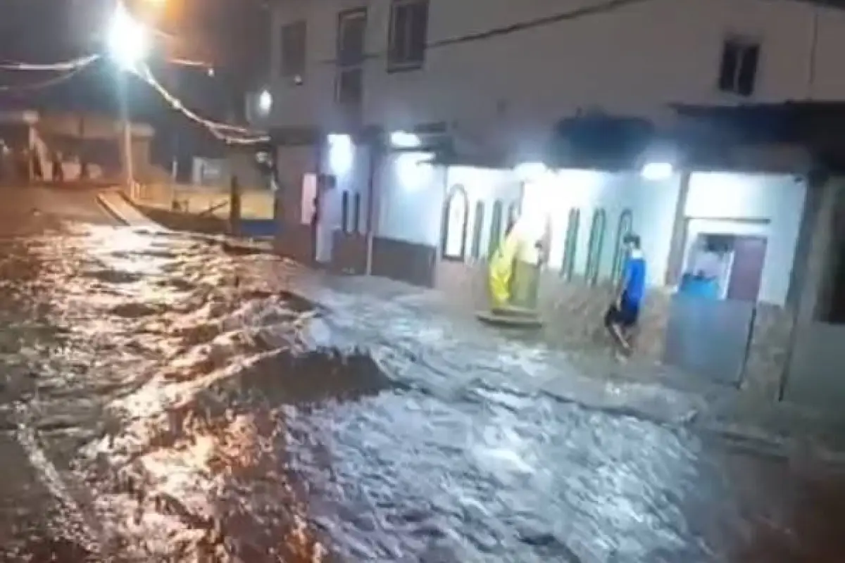Fuerte aguacero