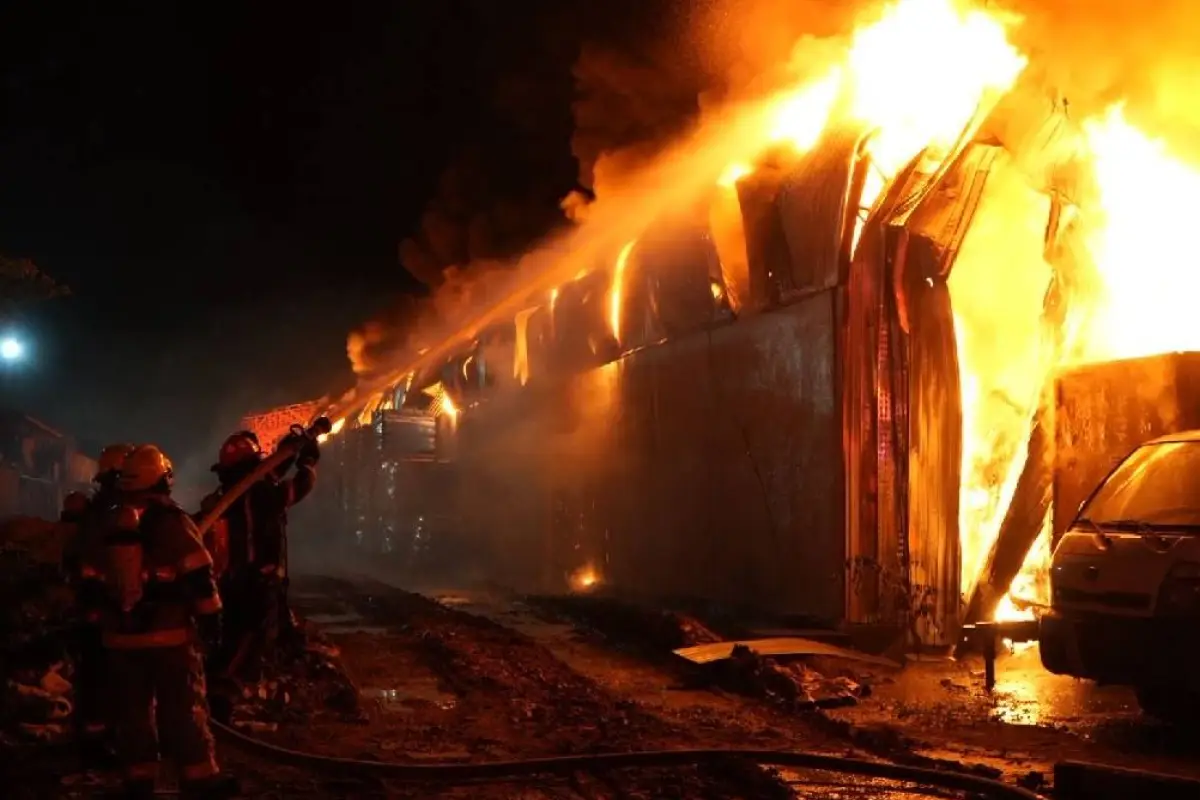 Incendio de gran magnitud