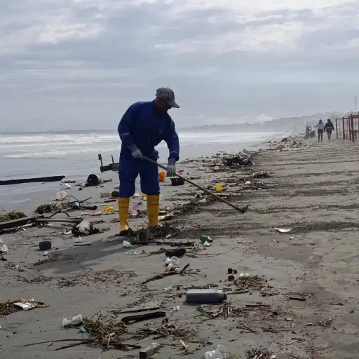Desechos de ríos y hogares invaden Playa Tarqui: Operativo busca dejarla limpia hoy