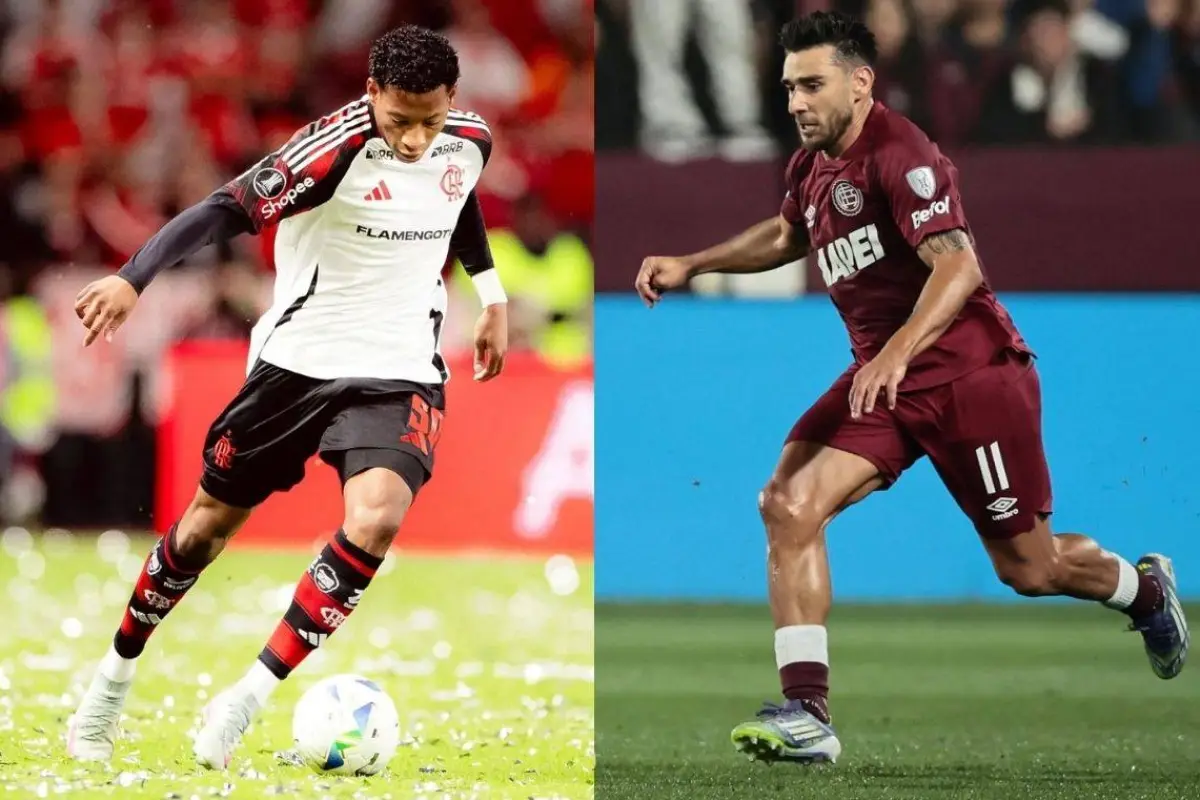 Gonzalo Plata y Eduardo Salvio serán titulares esta noche en la final de la Recopa entre Flamengo y Lanús