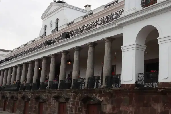 El Palacio de Carondelet es un edificio patrimonial. 