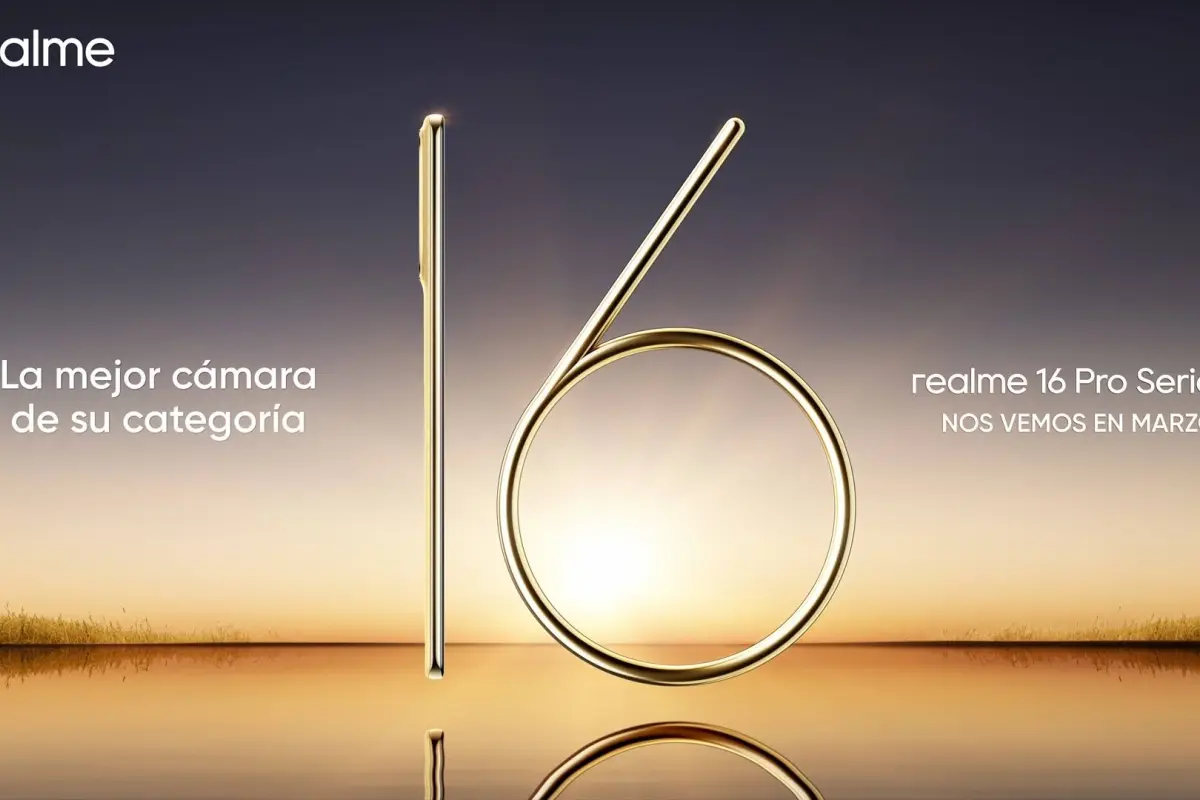 Smartphone Realme 16 Pro con camara de 200 MP y funciones de inteligencia artificial