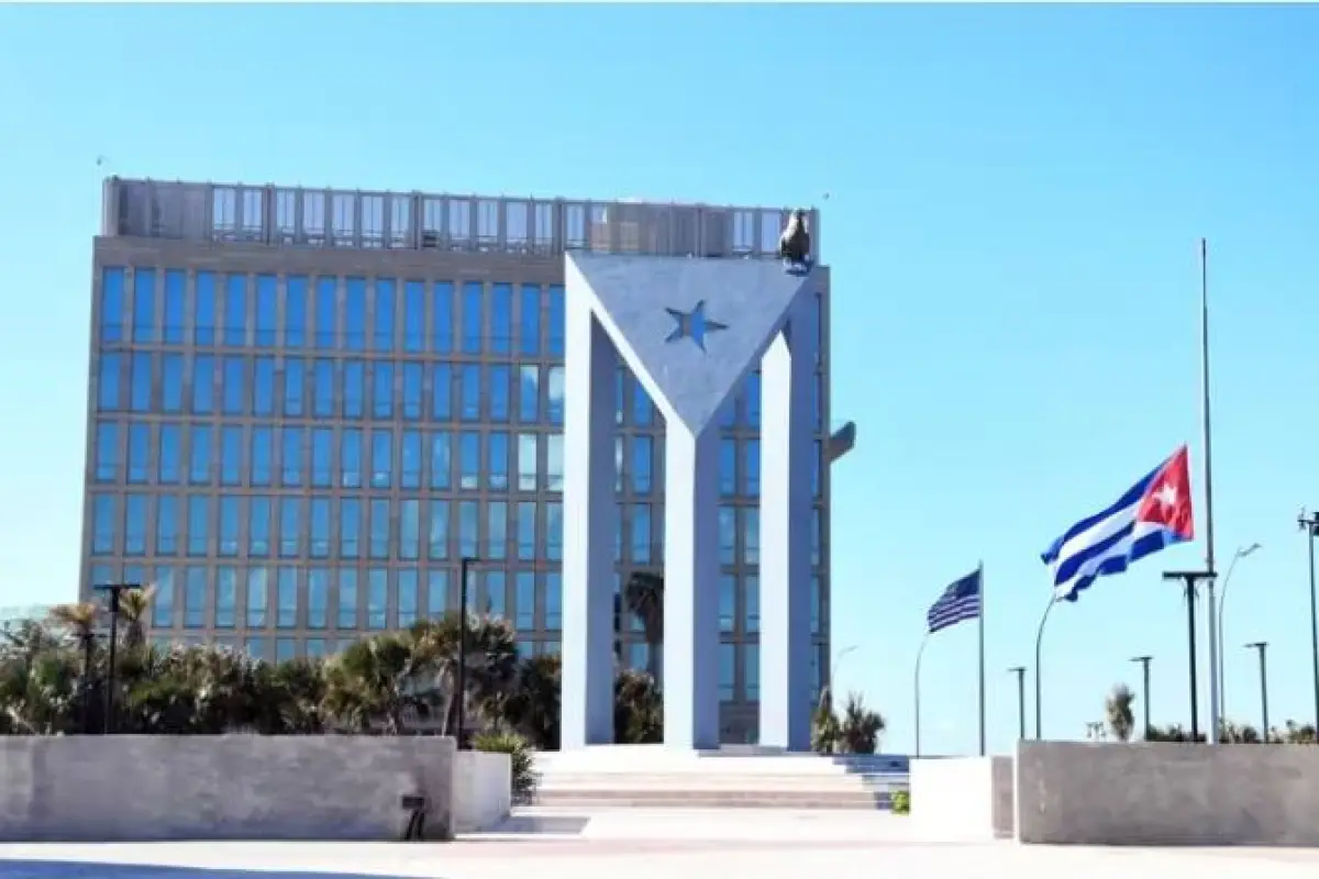 La Embajada de Estados Unidos en La Habana, Cuba., Europa Press.