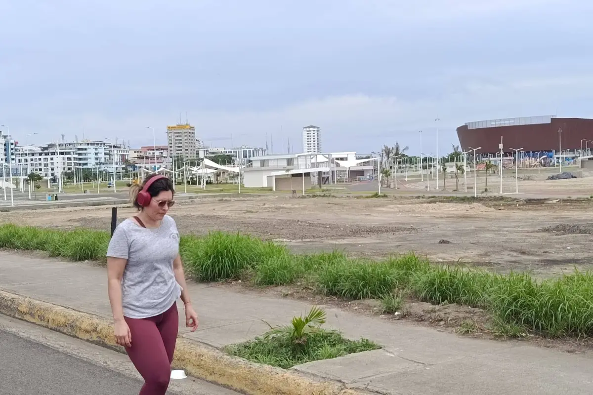 Al fondo el Parque Centenario; allí hay un espacio que el Municipio debe decidir qué hará., El Diario