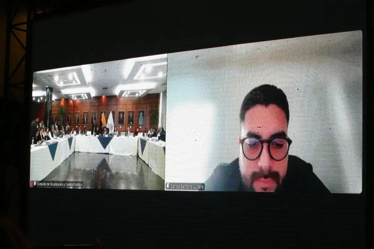  El juez Carlos Serrano Lucero, del Tribunal Penal Especializado para el Juzgamiento de Delitos Relacionados con Corrupción y Crimen Organizado., API