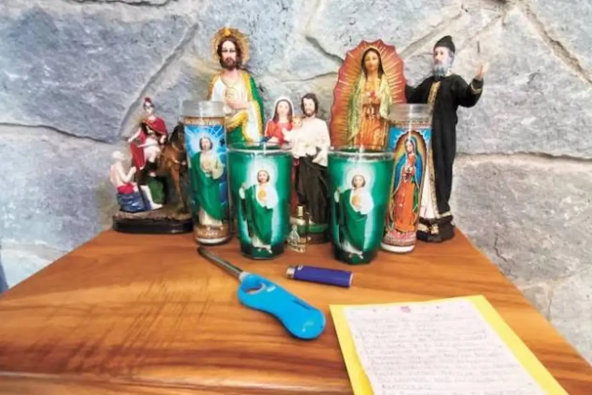 La captura de vídeo de los santos que había donde estaba Nemesio Oseguera Cervantes
