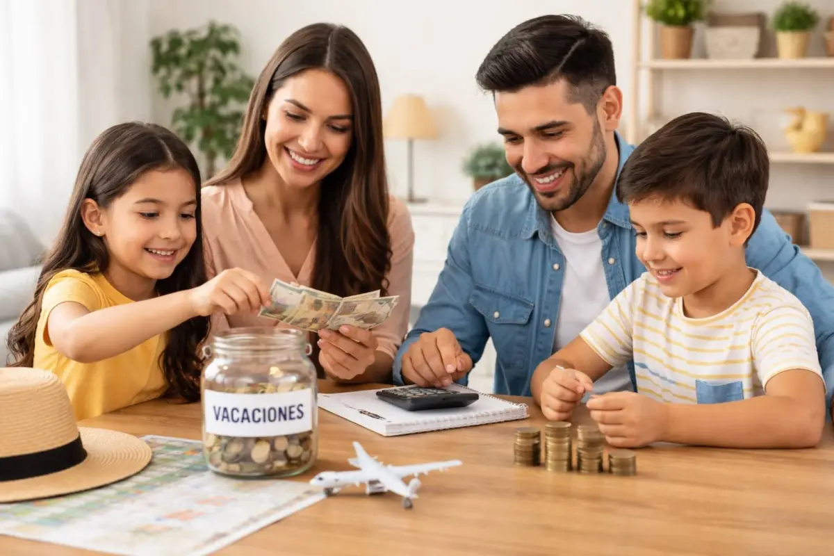 Metas realistas de ahorro facilitan viajes familiares sin endeudamiento., Inteligencia Artificial. 