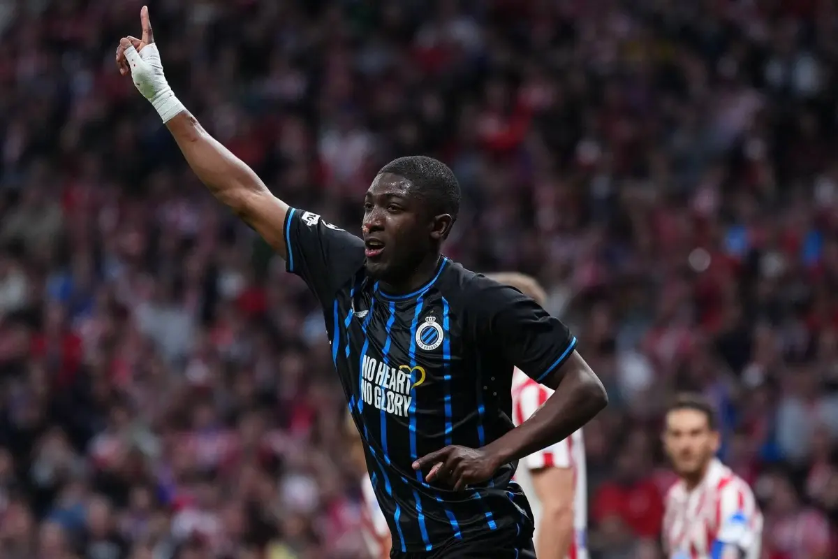 Ordóñez marcó de cabeza tras habilitación de un compañero., Facebook: UEFA Champions League