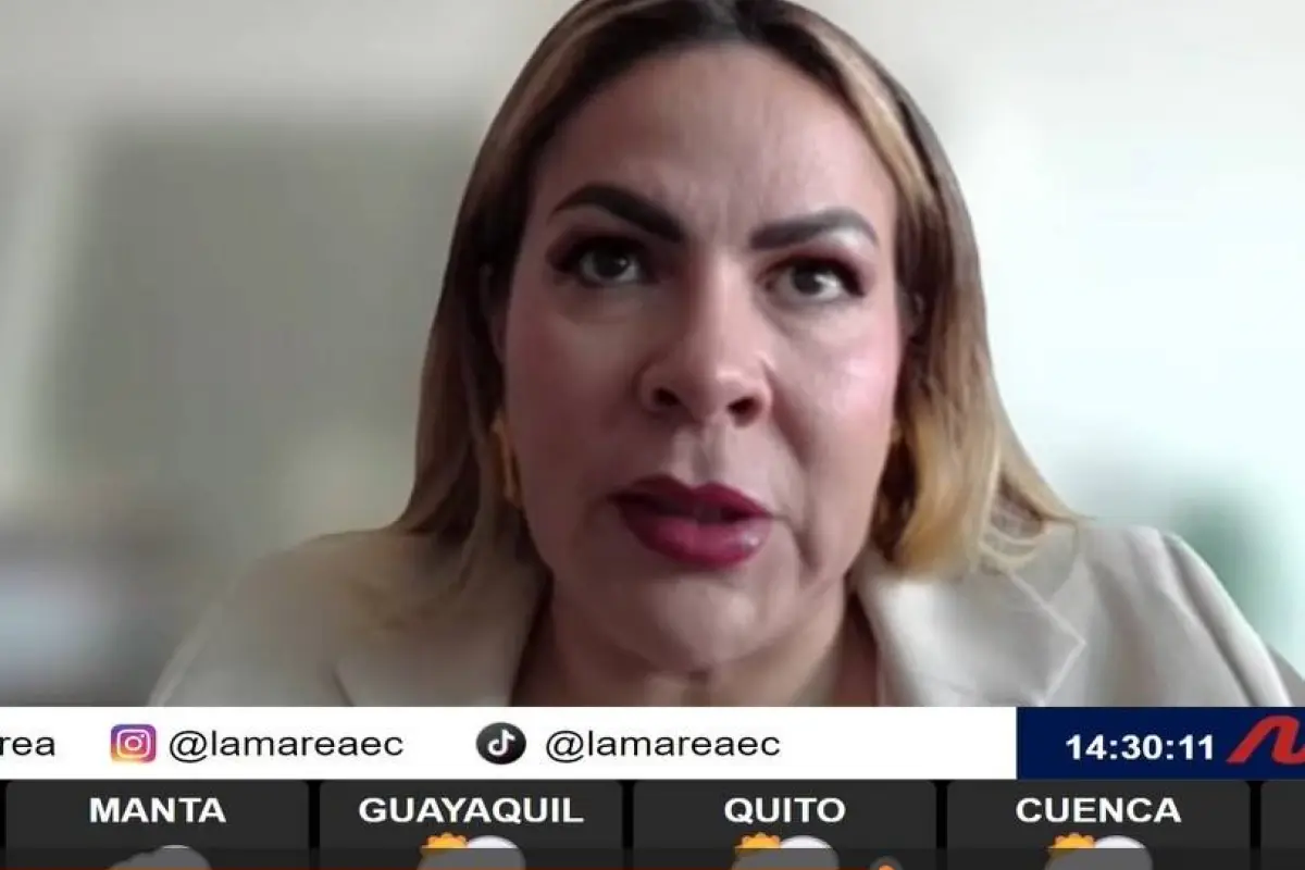 La abogada y analista política Fátima López en una entrevista con Manavisión Plus, Manavisión Plus