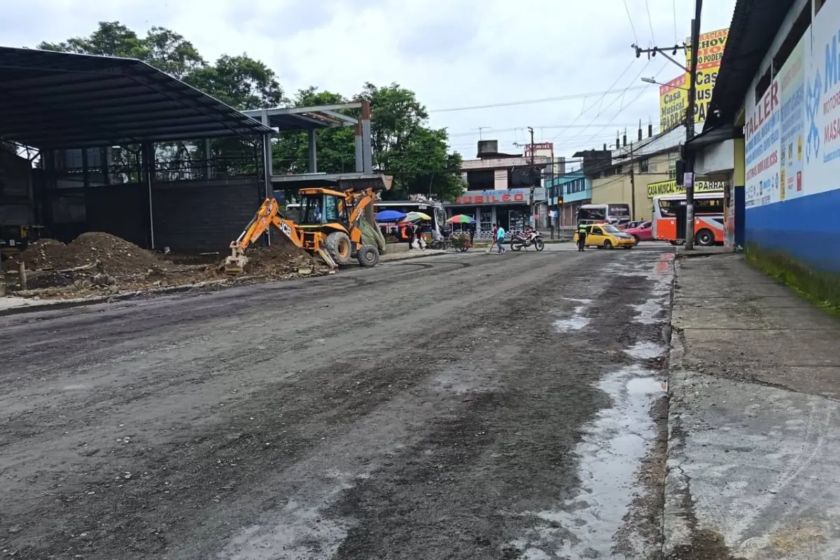 Así lució este miércoles la calle Humberto Fiallos., Centro