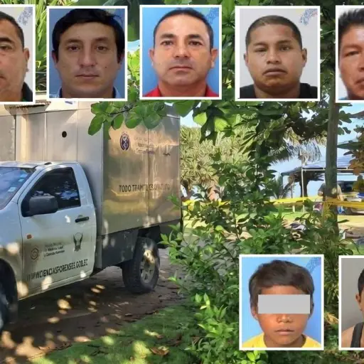 Tres hermanos y cuatro trabajadores, entre ellos un menor de  edad, fueron los asesinados en Jama