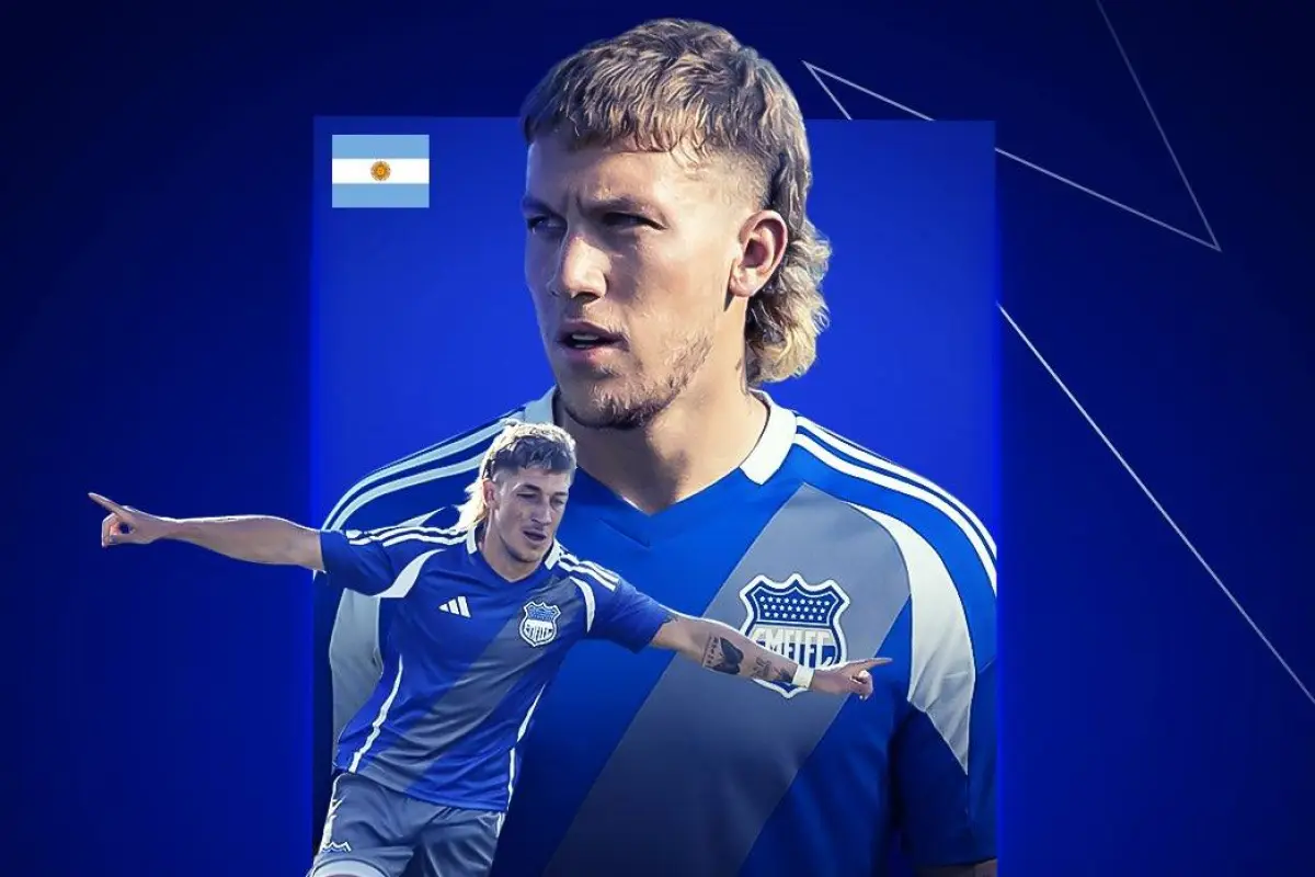 El delantero llega a competir por un puesto con el uruguayo José Neris y el experimentado Jaime Ayoví., X Emelec.