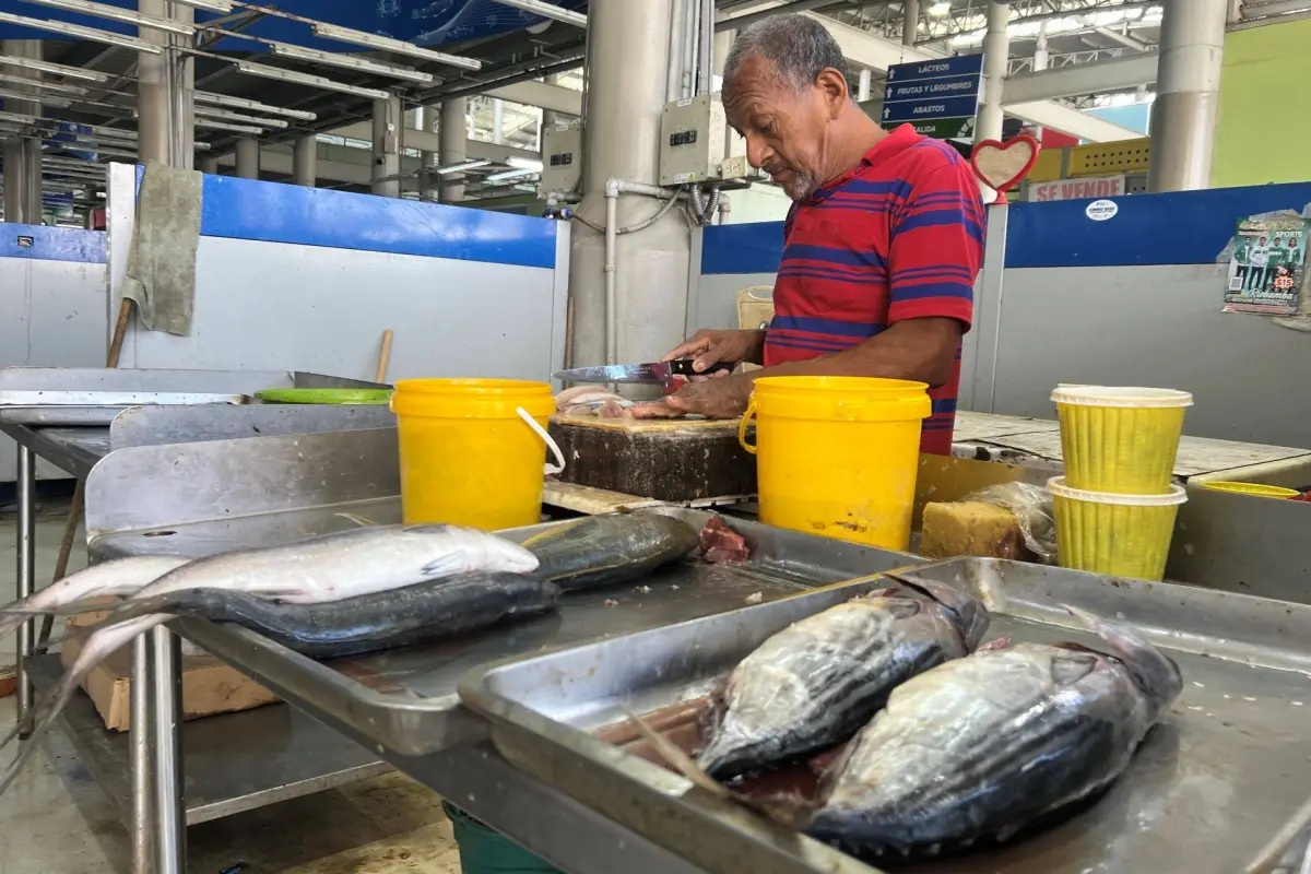 Los módulos de los comerciantes del mercado central de Portoviejo, están casi vacíos., El Diario