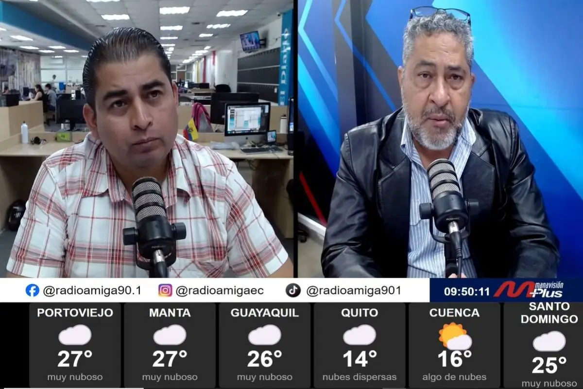 Washington Macías, presidente del Colegio de Médicos de Manabí anunció los reconocimientos que darán a sus compañeros por el día del Médico., Captura de video
