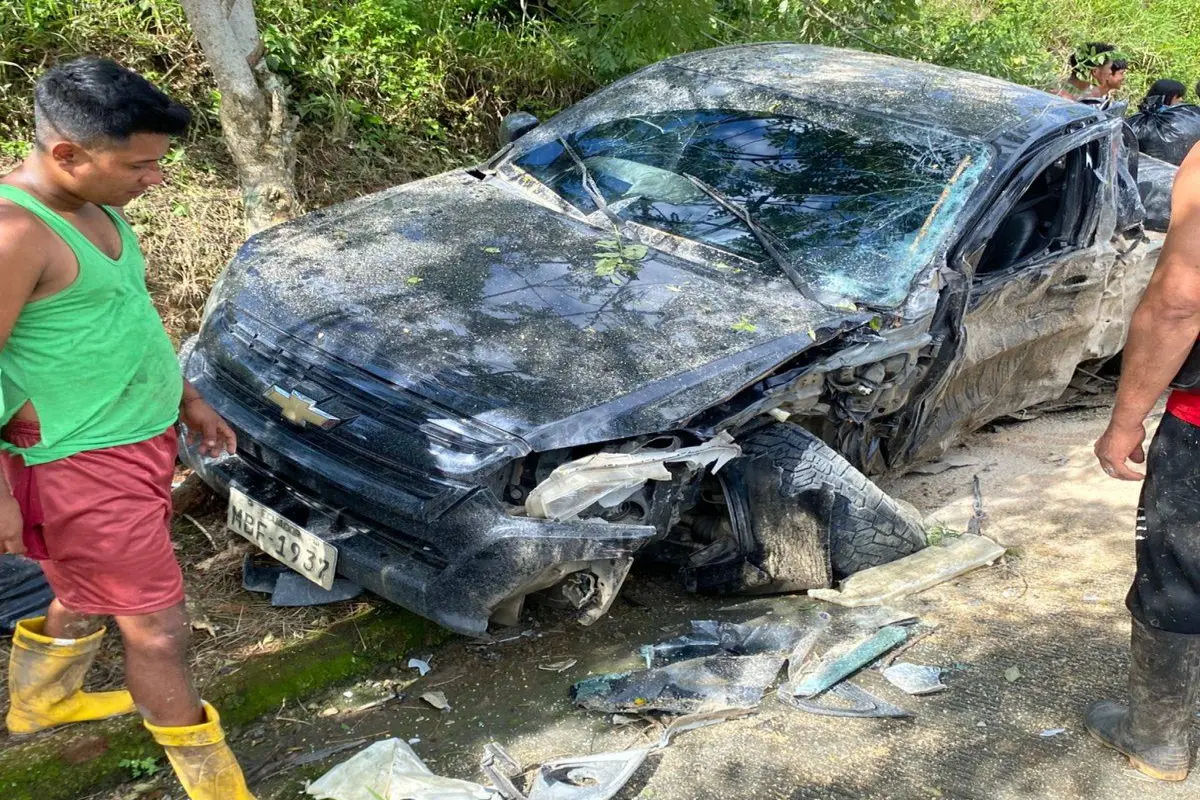 Los daños en los vehículos eran evidentes tras el siniestro de tránsito., Cortesía
