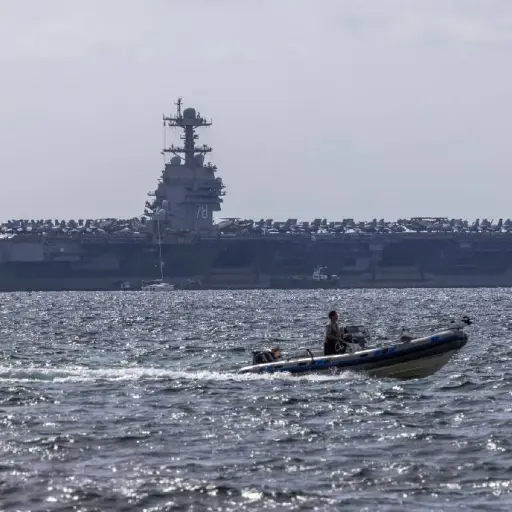 Portaaviones USS Gerald R. Ford ingresa al Mediterráneo en medio de tensiones entre EE.UU. e Irán