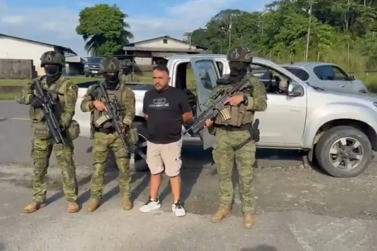 Tras su captura alias Mizon fue puesto a órdenes de las autoridades para su proceso de traslado a Colombia., FF. AA.