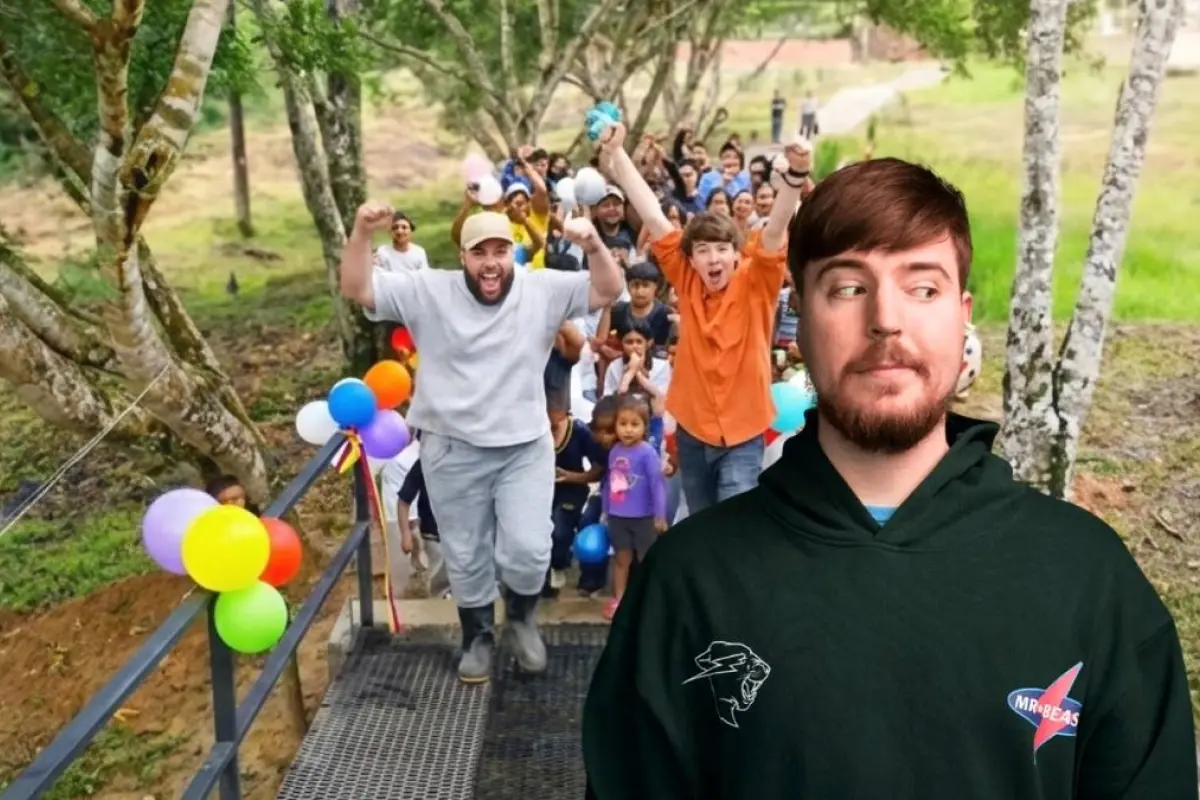 Mr. Beast construye dos escuelas en la Amazonía de Ecuador.