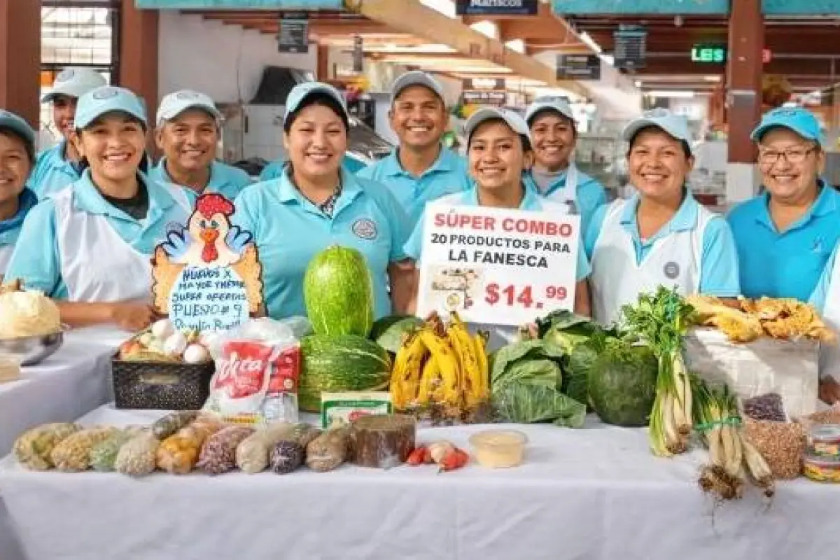 Las caseritas del mercado tienen promociones., Cortesía