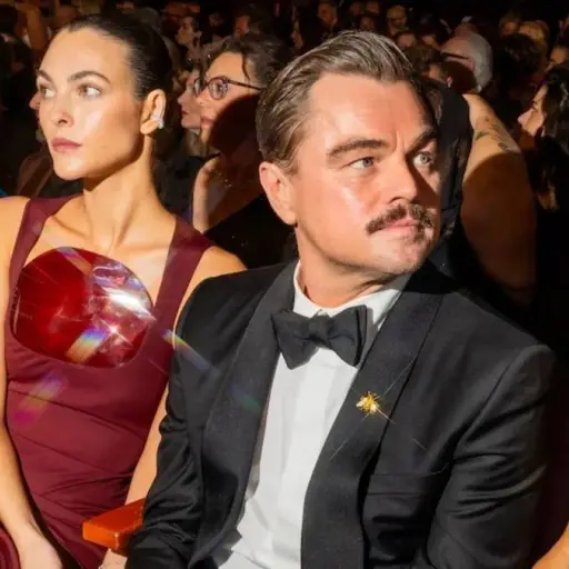 Una relación oficial: DiCaprio aparece en los Oscar con su novia Vittoria Ceretti