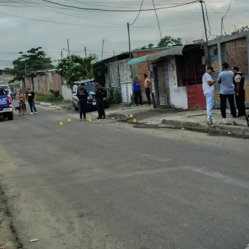 Hombre muere tras ataque armado en el barrio Jipijapa de la parroquia Eloy Alfaro de Manta