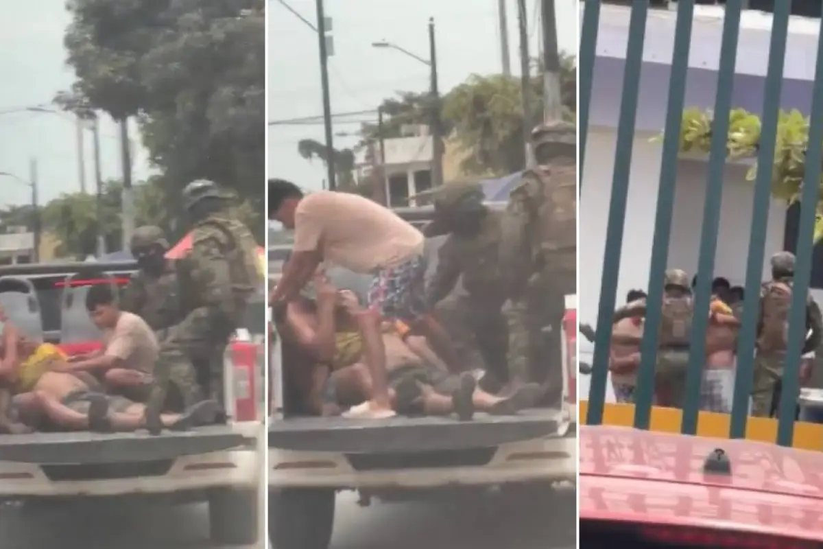 Secuencia que muestra el traslado de la víctima a un hospital de Milagro. 
